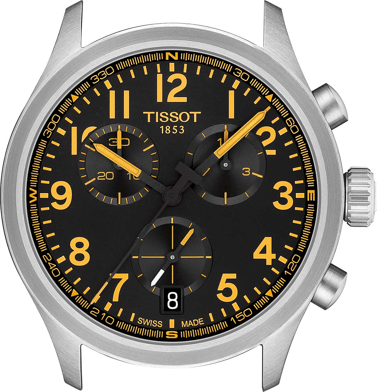 Tissot Chrono L Watch 42mm with Black Dial - T1164171605201