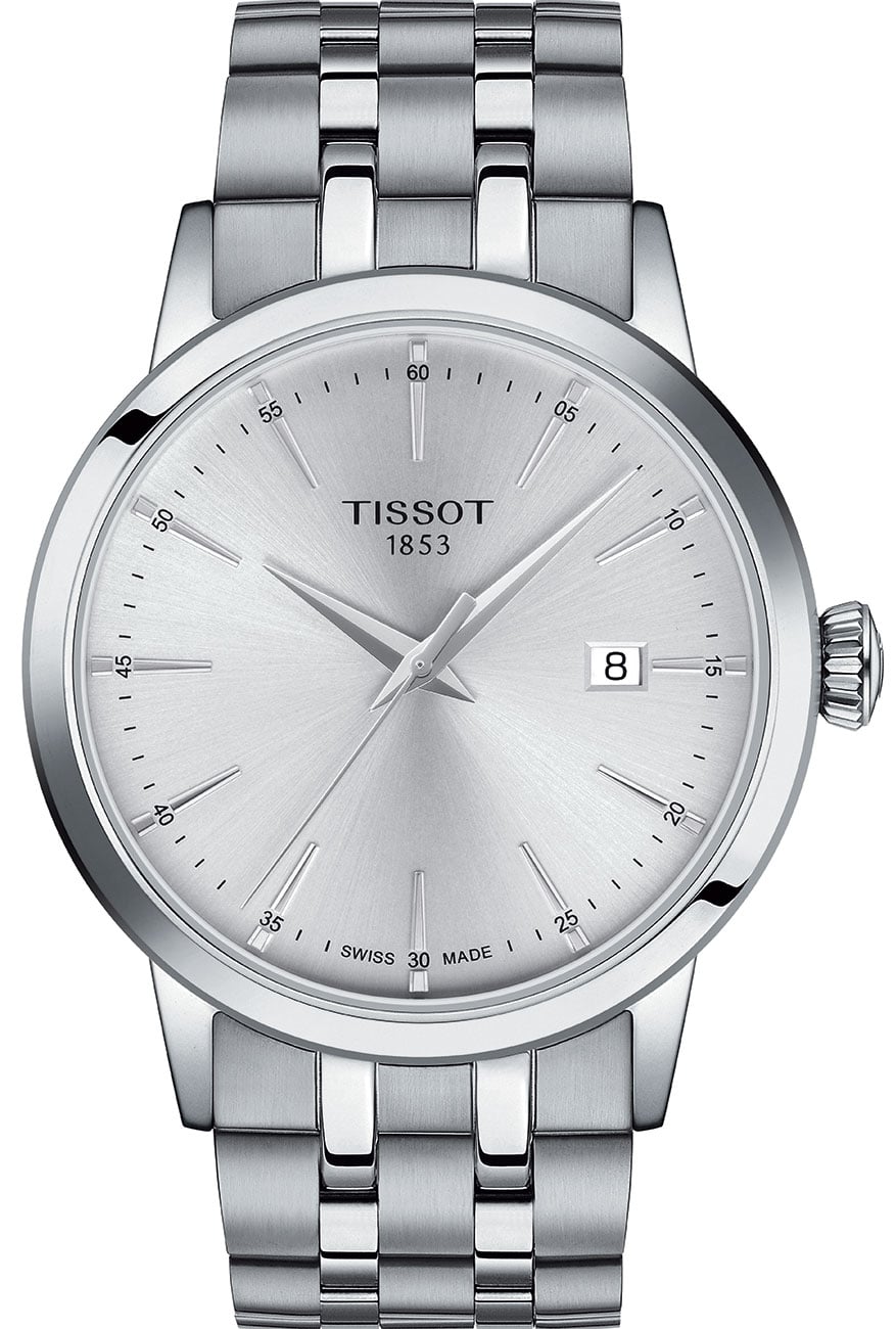 Tissot Classic Dream Silver Dial Stainless Steel Men's Watch T129.410.11.031.00 T129.410.11.031.00