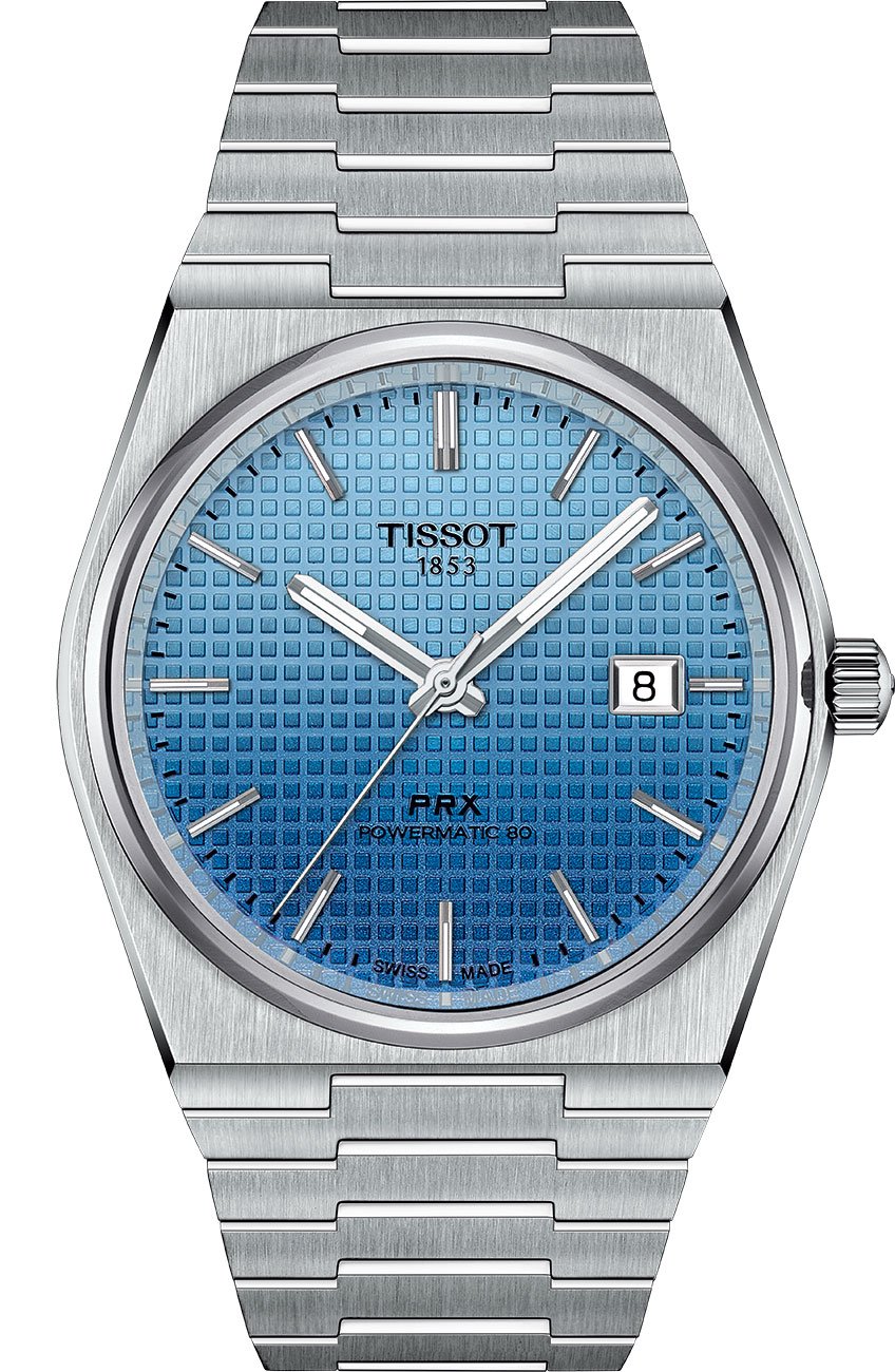 Tissot PRX Powermatic 80 Watch 40mm Grey|Ice Blue - T137.407.11.351.01