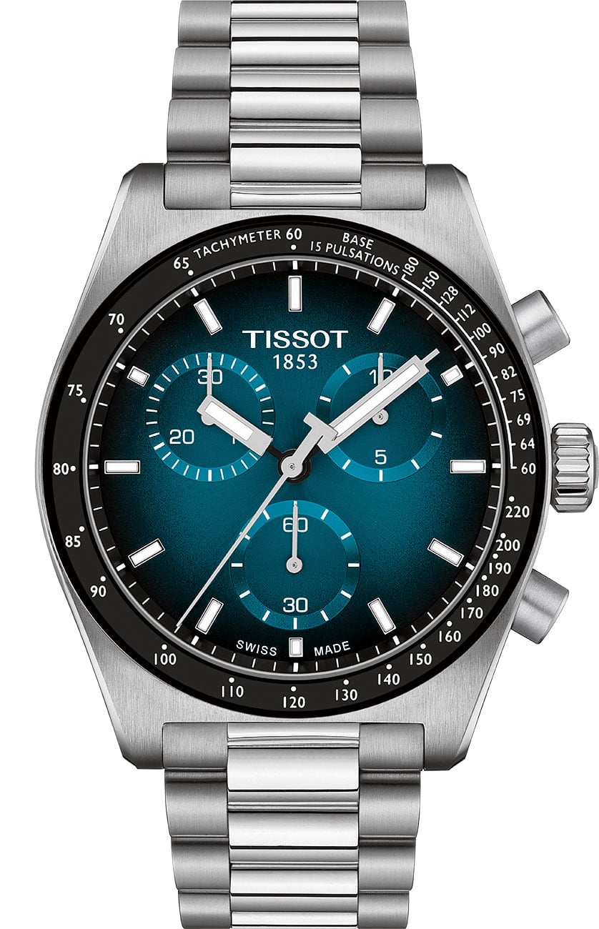 Tissot PR516 Chronograph Blue Dial Stainless Steel Men's Watch T149.417.11.041.01 T149.417.11.041.01