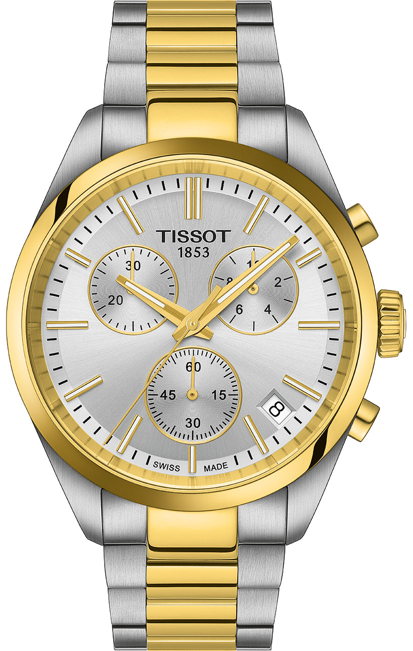 Tissot PR 100 Chrono with Silver Dial Watch - T150.417.22.031.00