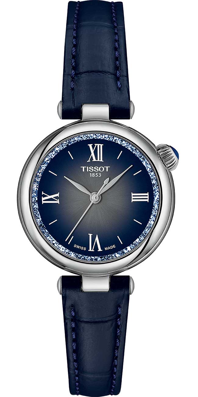 Tissot Desir Watch 28mm with Graded Silver-Blue Dial
