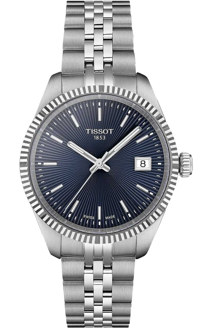 Tissot Ballade Watch 34mm with Blue Dial