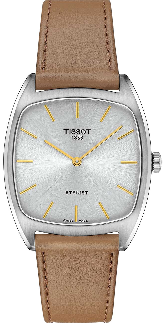 Tissot Stylist Watch 32mm x 32mm with Silver Dial - T1599091603100