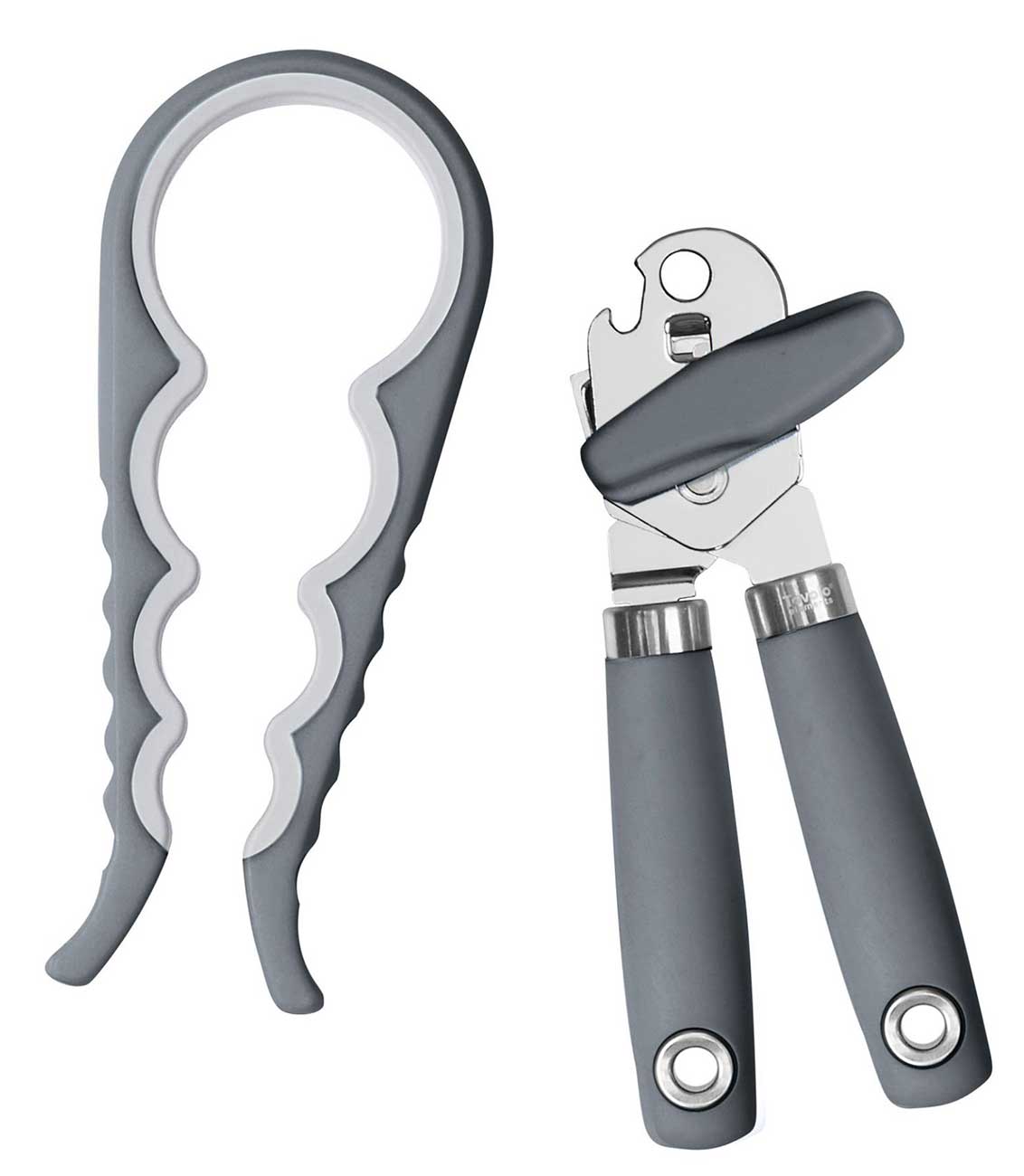 Tovolo Elements Can & Jar Opener Set in Charcoal
