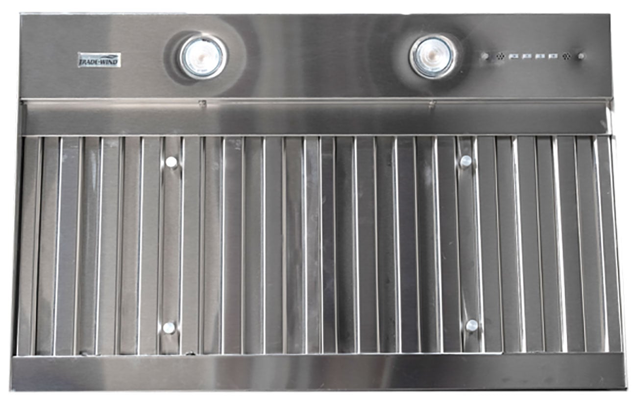 Trade-Wind VSL400 RC Designer Series Range Hood Liner 30-Inch in Stainless Steel