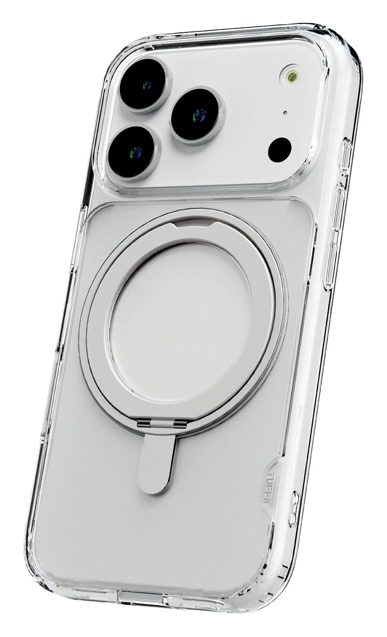 TUFF8 Glide360 MagSafe Phone Case for iPhone 18 Pro, Shock Absorbing, Clear (T8G3-IP1803CL) | Quill