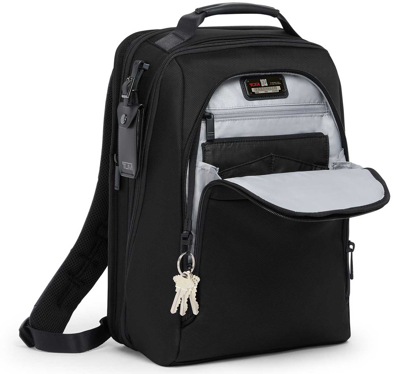 TUMI Alpha Medium Expandable Backpack in Black | Abt