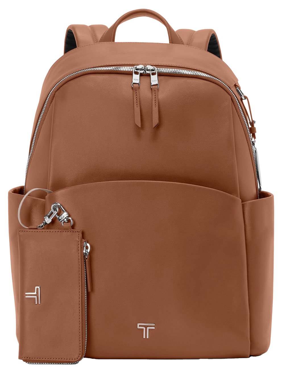 TUMI Voyageur Leather Raina Large Backpack in Sienna - 1591243484