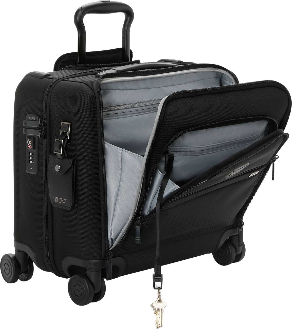 TUMI Alpha Compact Carry-On in Black - 161817-1041