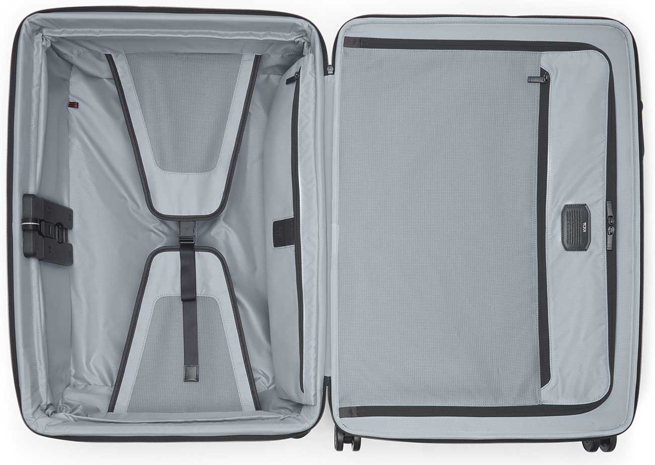 TUMI Alpha Large Dual Access Expandable Checked in Navy - 1590051596