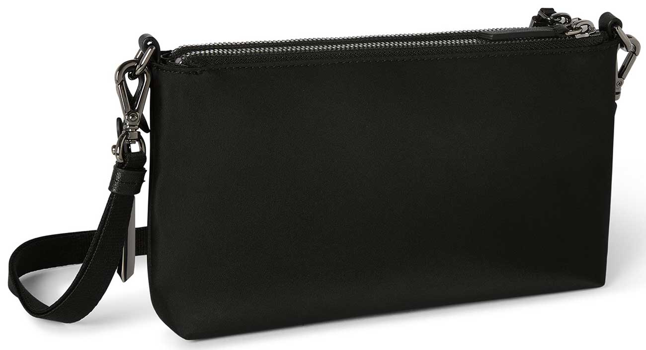 TUMI Voyageur Adela Crossbody in Black and Gunmetal - 152467T522