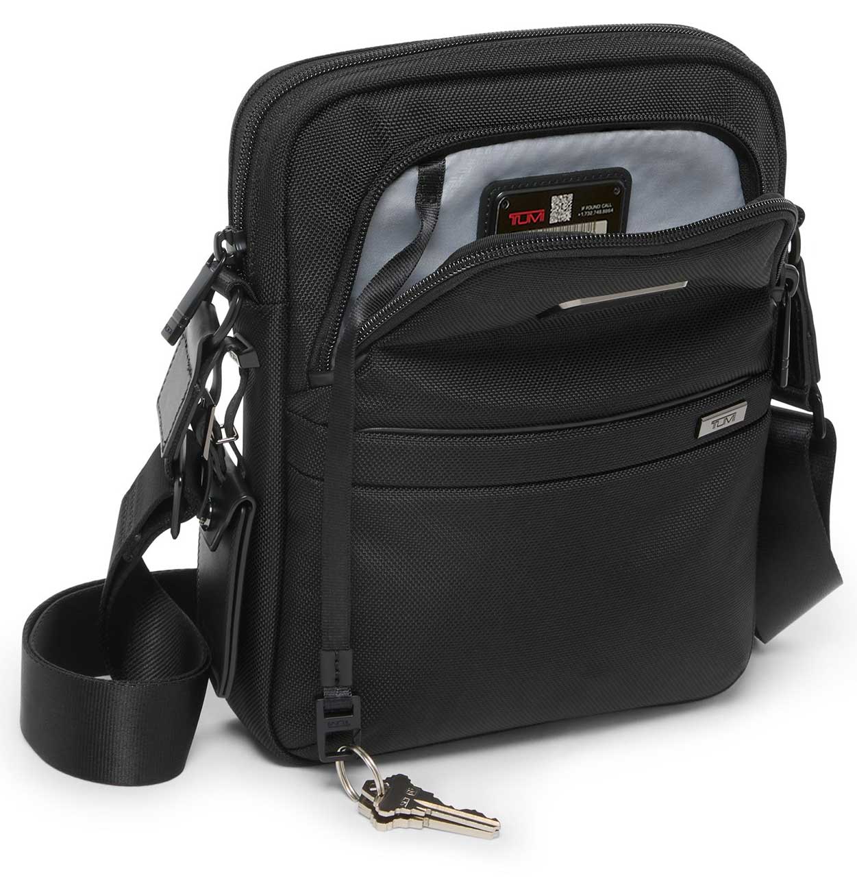TUMI Alpha Medium Crossbody in Black - 1589731041