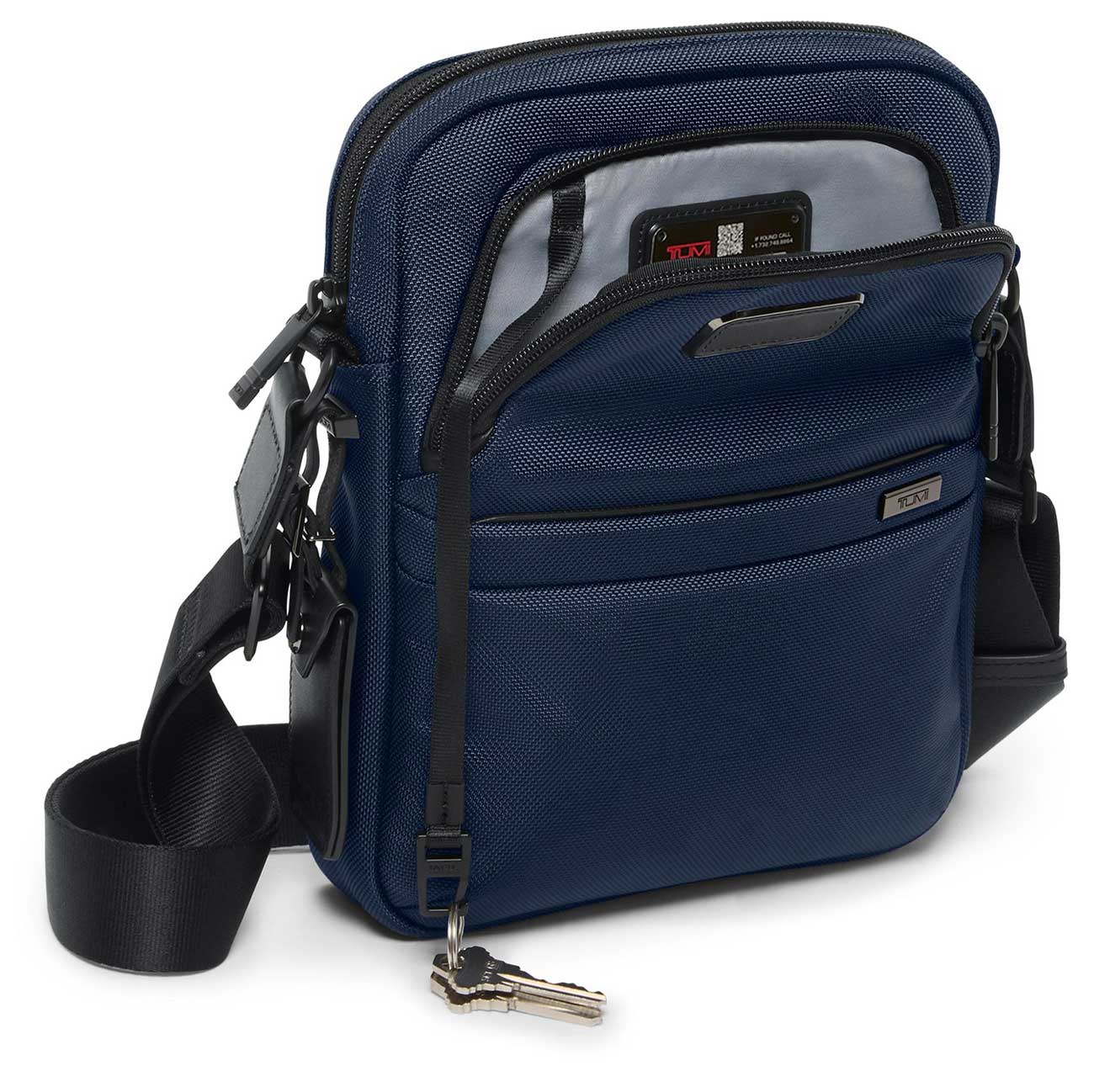 TUMI Alpha Medium Crossbody in Navy - 1589731596