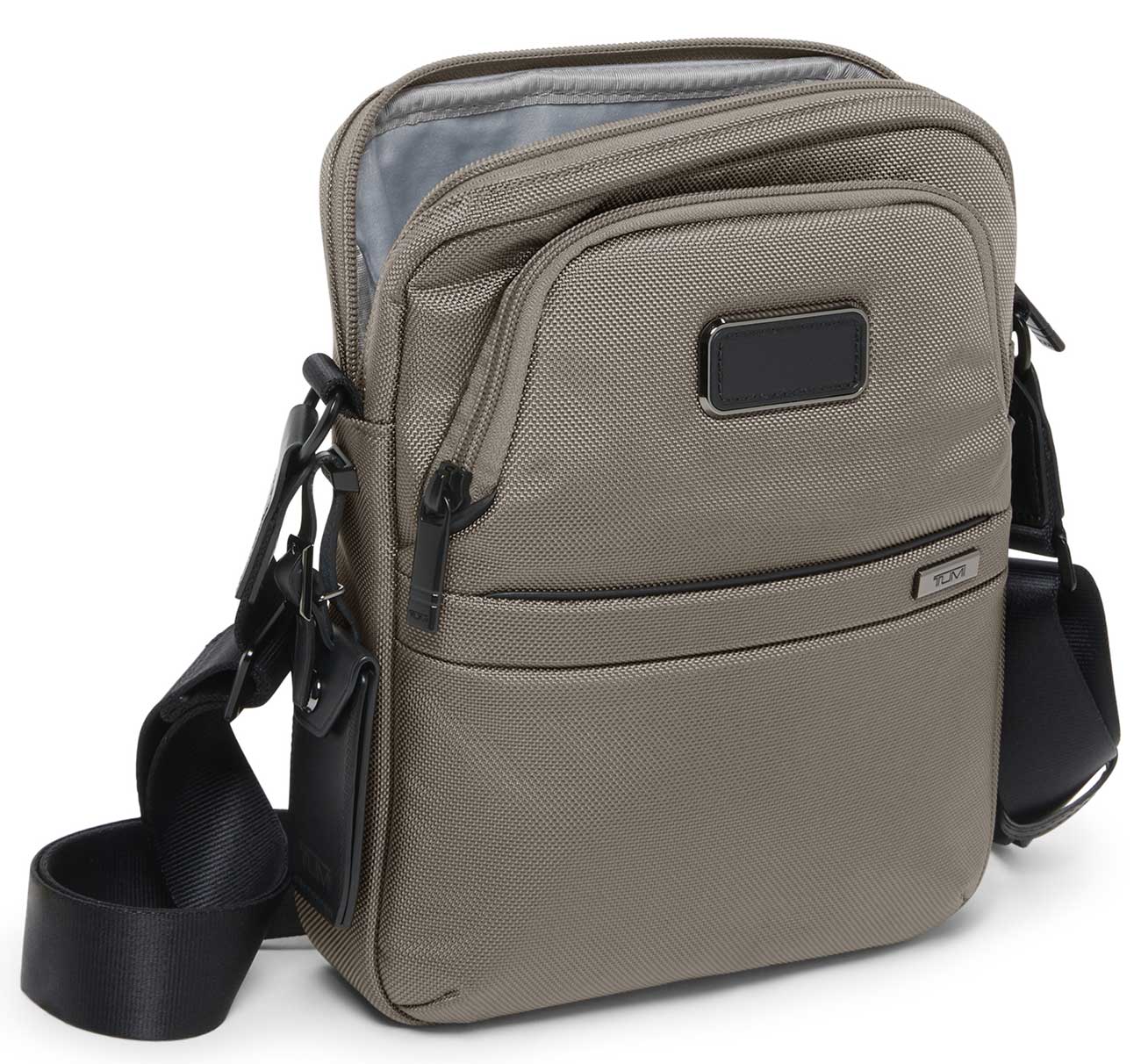 TUMI Alpha Medium Crossbody in Grey Alloy - 158973A872