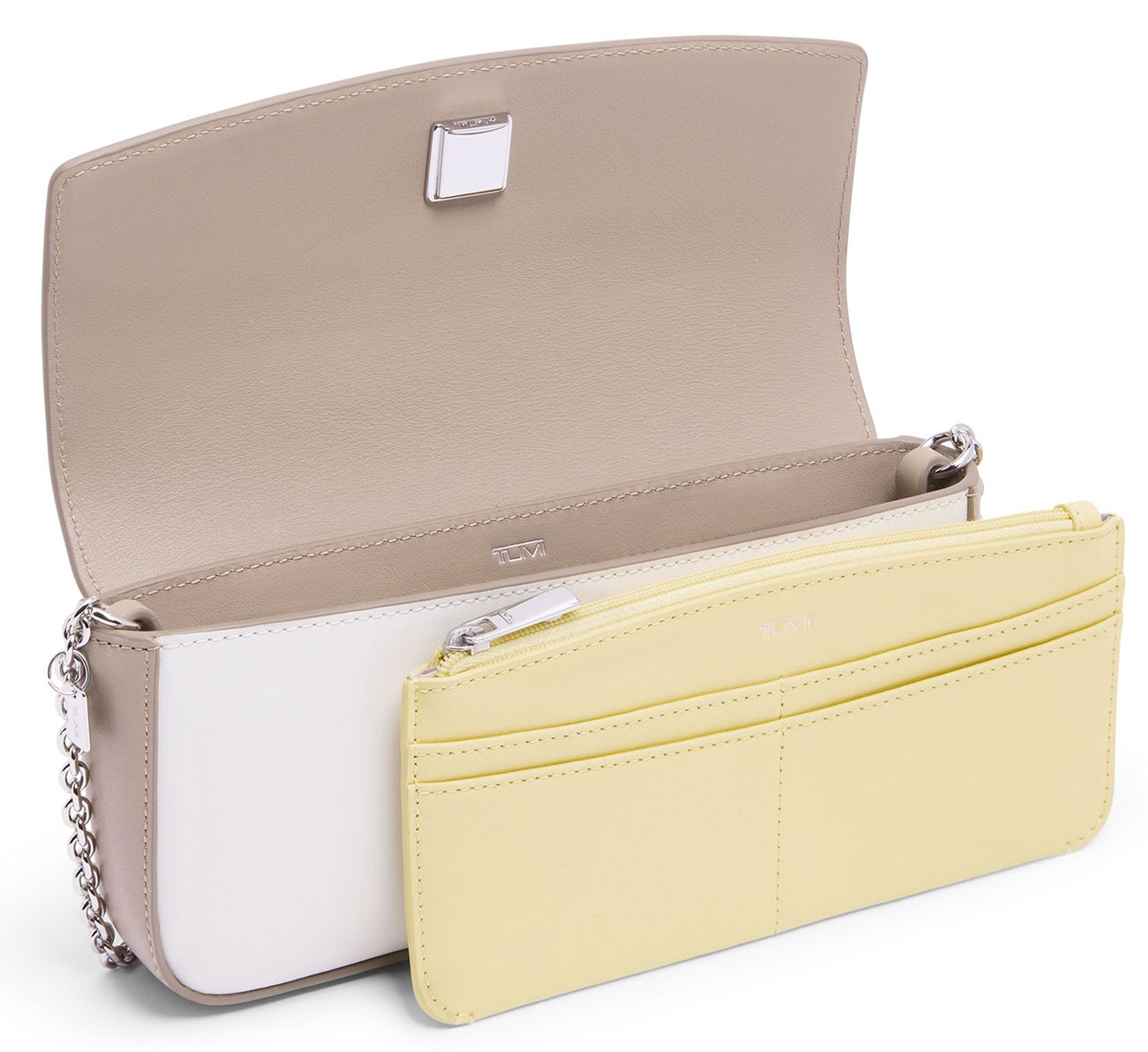 TUMI Belden Wallet On Chain Crossbody in Washed Yellow - 156542A886