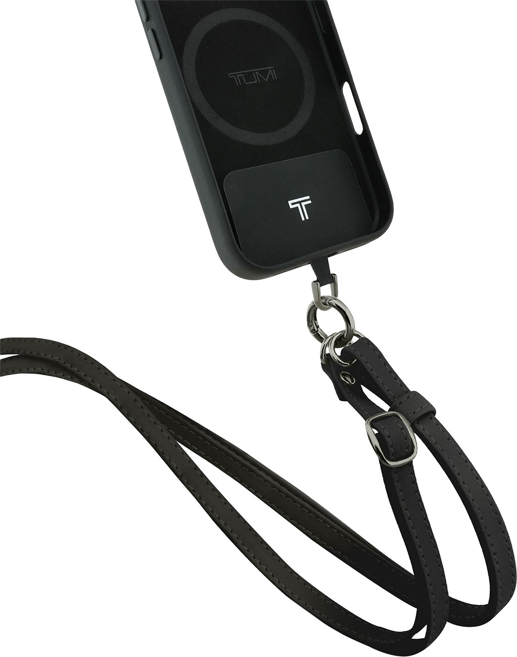 TUMI Black MagSafe Crossbody iPhone 17 Pro Max Case - 159406-1041