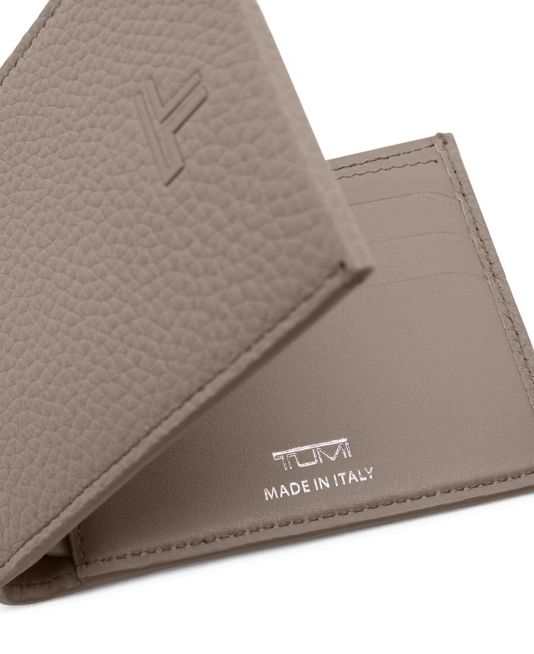 TUMI Turin Double Billfold in Taupe Driftwood - 152875A879