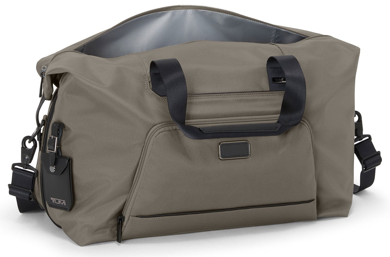TUMI アルファ TUMI Alpha Double Expansion Duffel in Grey Alloy - 158964A872