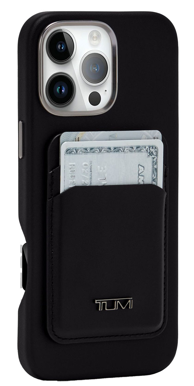 TUMI MagSafe Wallet iPhone 16 Pro Max Case in Black - 1540091041