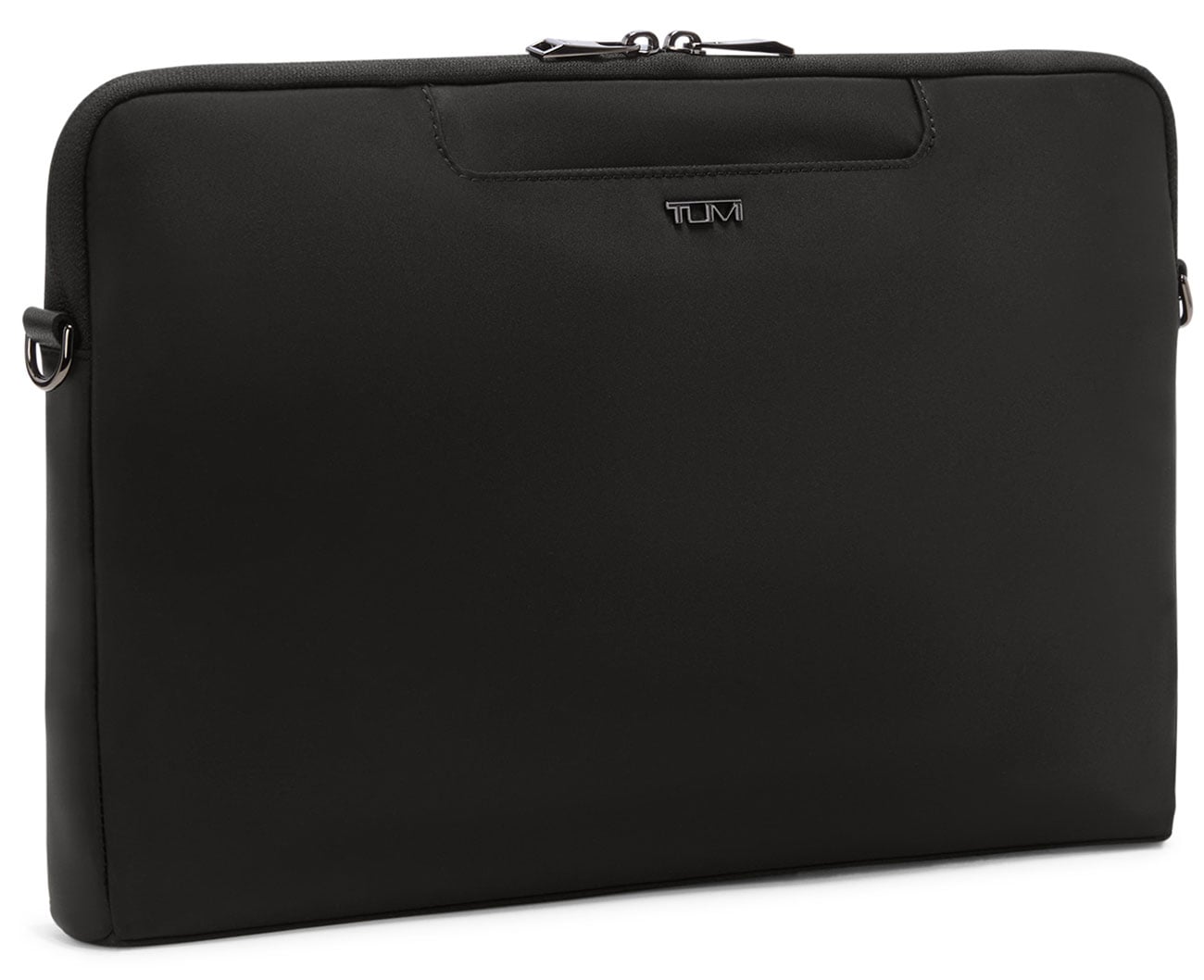 TUMI Voyageur Dakota Laptop Crossbody in Black | Gunmetal - 159123T522