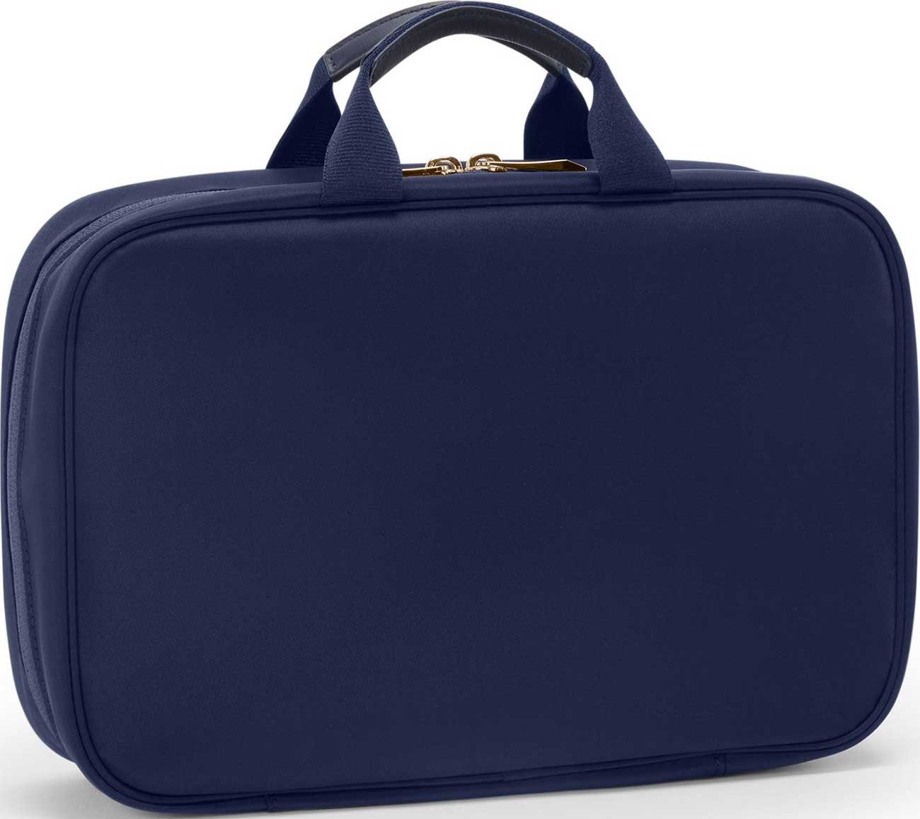 TUMI Voyageur Madeline Cosmetic Bag in Indigo/Gold