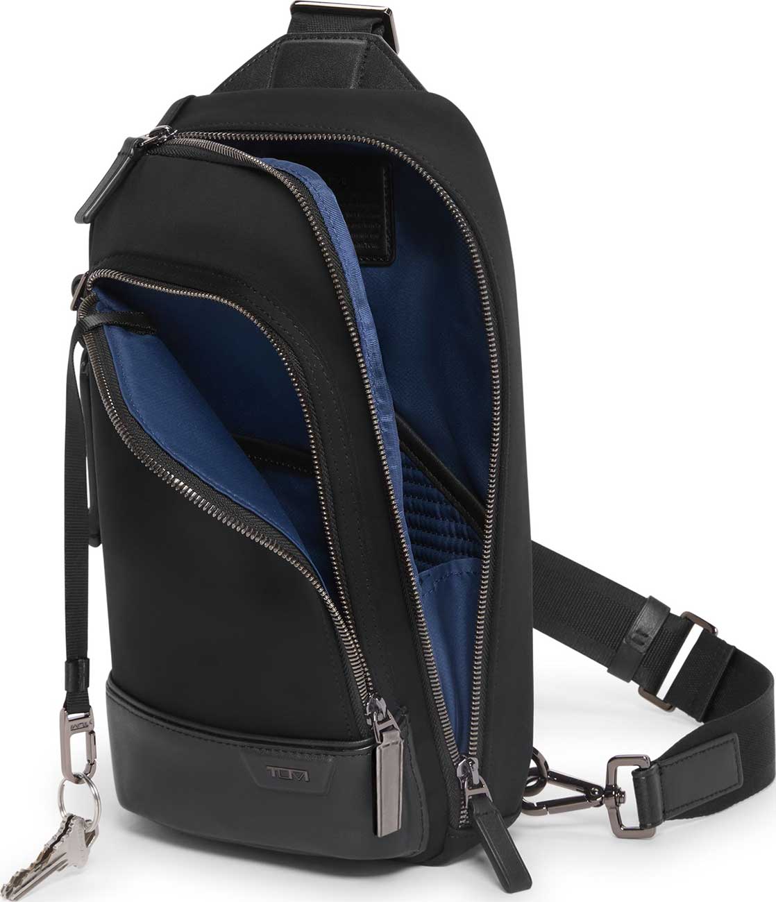 TUMI Harrison Gregory Sling in Midnight Black - 1590521548 | Abt