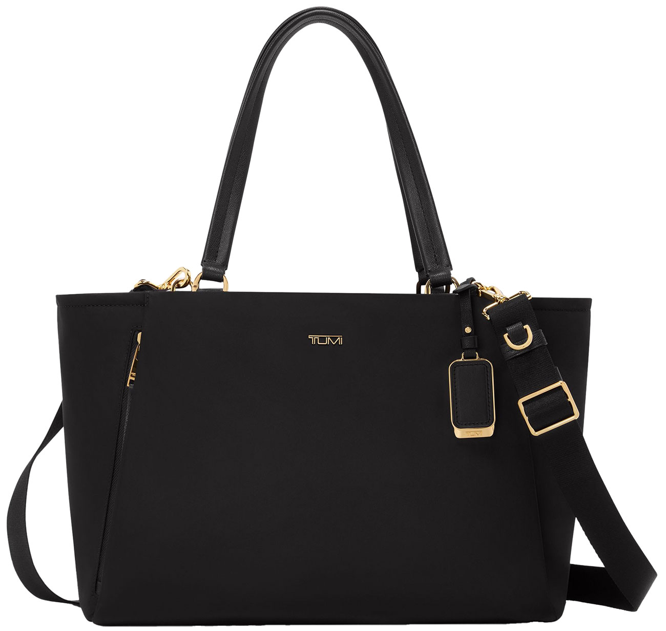 ゆぅ TUMI Voyageur Valetta Medium Tote in Black | Gold - 1591302693