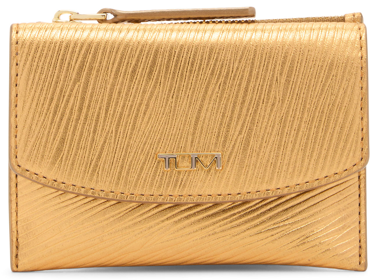 TUMI Belden Flap Card Case in Gold - 150153-1366 | Abt