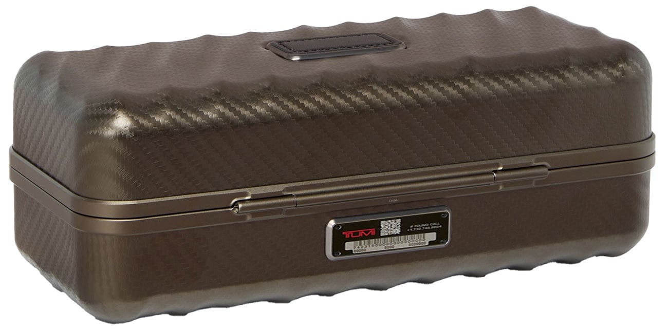TUMI 19 Degree Aluminum Watch Travel Case in Gunmetal - 159019A612