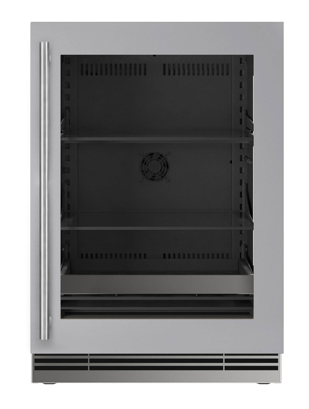 U-Line URBV324SG01A Home Collection 24 inch Built-In Beverage Center with 5.1 cu. ft. Capacity, Zero-Clearance Articulating Door Hinge, Door Alarm, and 3-in-1 Convertible Shelf (Stainless Steel Frame Glass)
