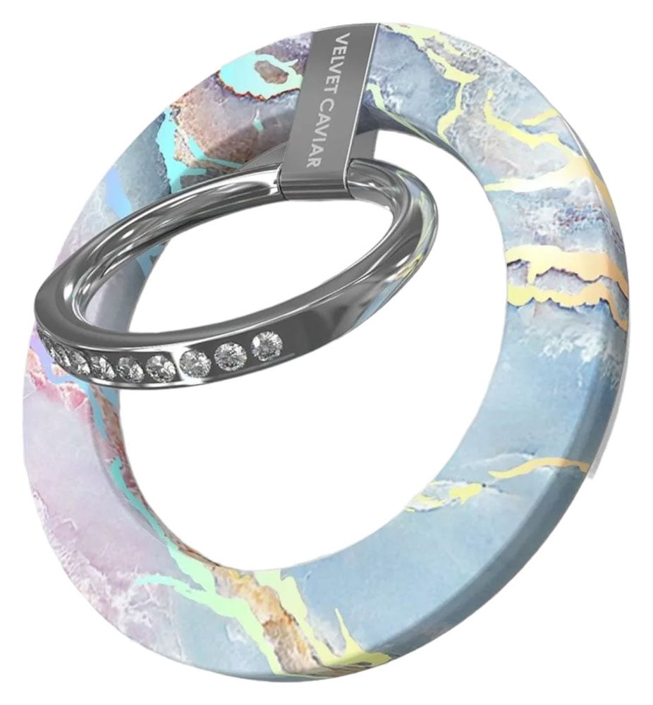 Velvet Caviar MagSafe Grip Ring in Holo Moonstone