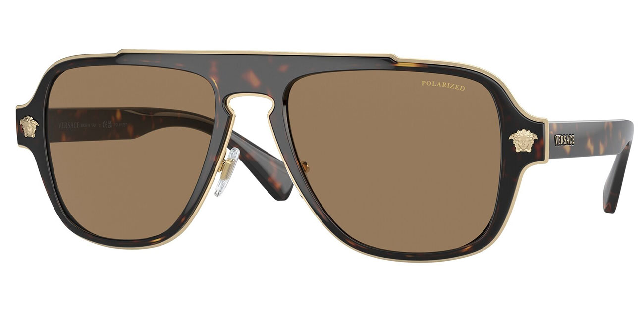 LIKE NEW VERSACE SUNGLASSES - POLARIZED Versace 2283 100287 Sunglasses - US main image 4