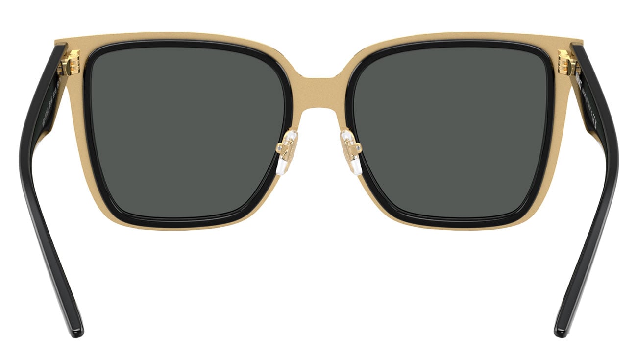 Versace VE2278D XXL Oversized Sunglasses, Black/Gold