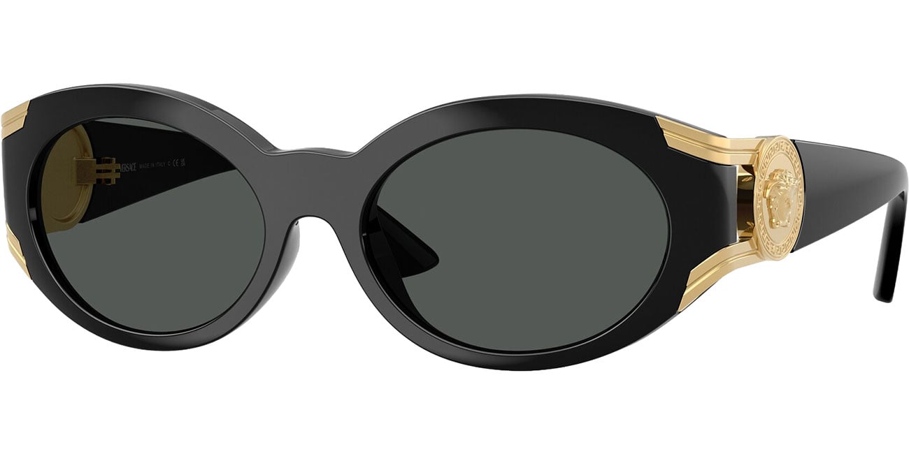 Versace Black | Dark Grey 55mm Sunglasses - VE4503UGB18755