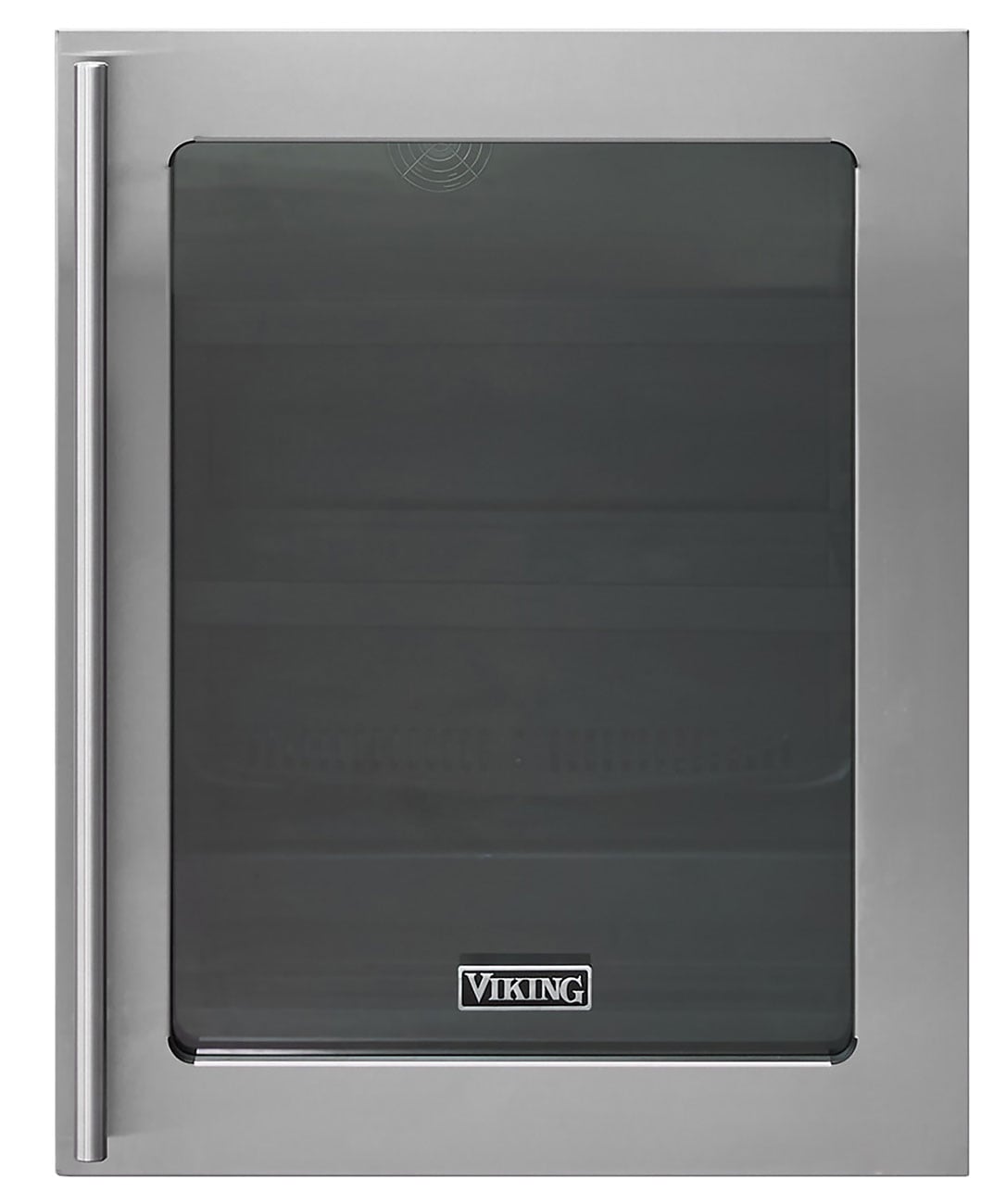 Viking 5 Series Door Panel Frame With Classic Handle For 24-Inch Beverage Center in Stainless Steel