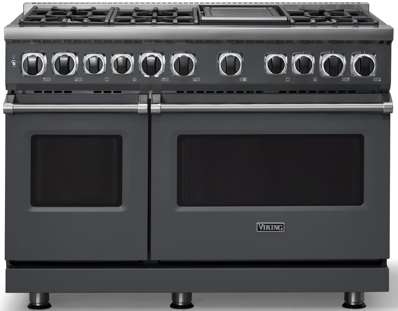 Viking 48 In. Dual Fuel Range W/ Griddle - VDR74826GCS | Abt