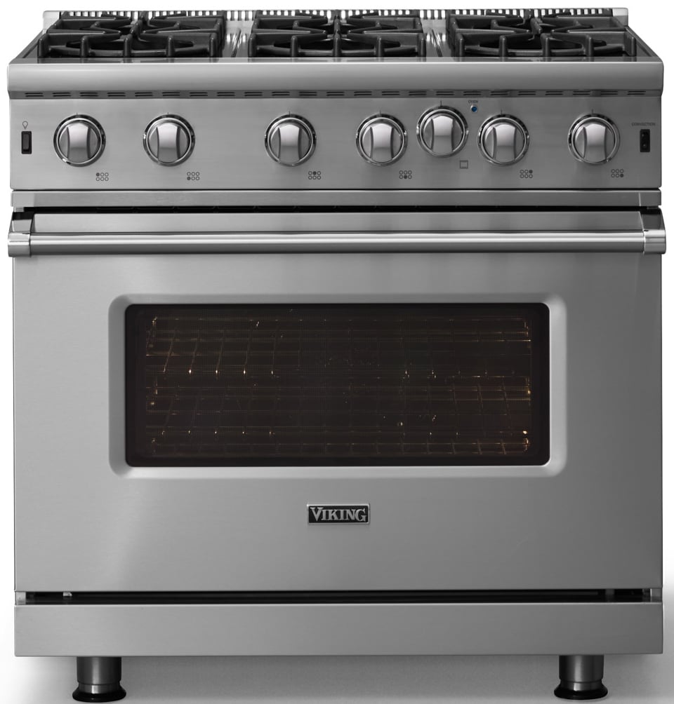Viking VGIC53626BSS Professional 5 Series 36 In. Range | Abt