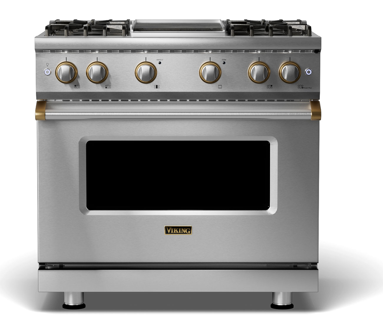 Viking Professional Series 5 Natural Gas Range 36 In - VGR5364GSSBB