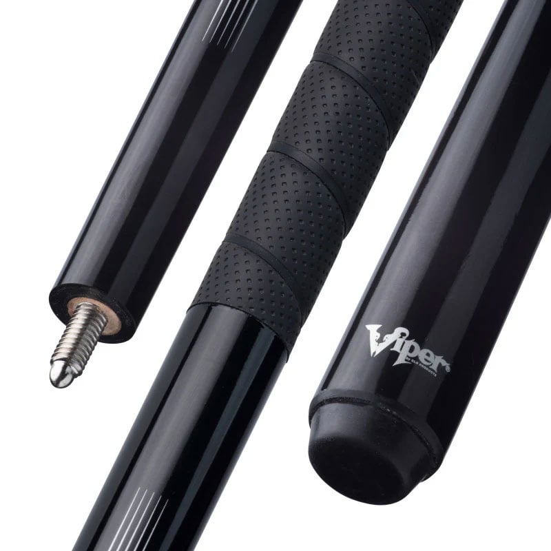 Viper by GLD Revolution Sure Grip Pro 19 Oz Billiard/Pool Cue in Black