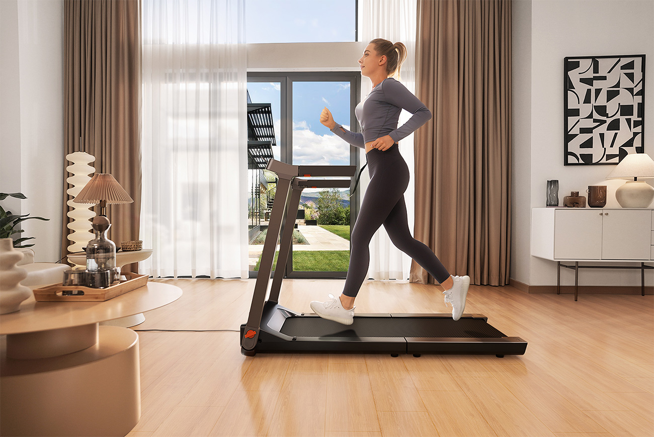 Walking Pad Treadmill G1SE Folding in Gray Finish - TRG1FSE