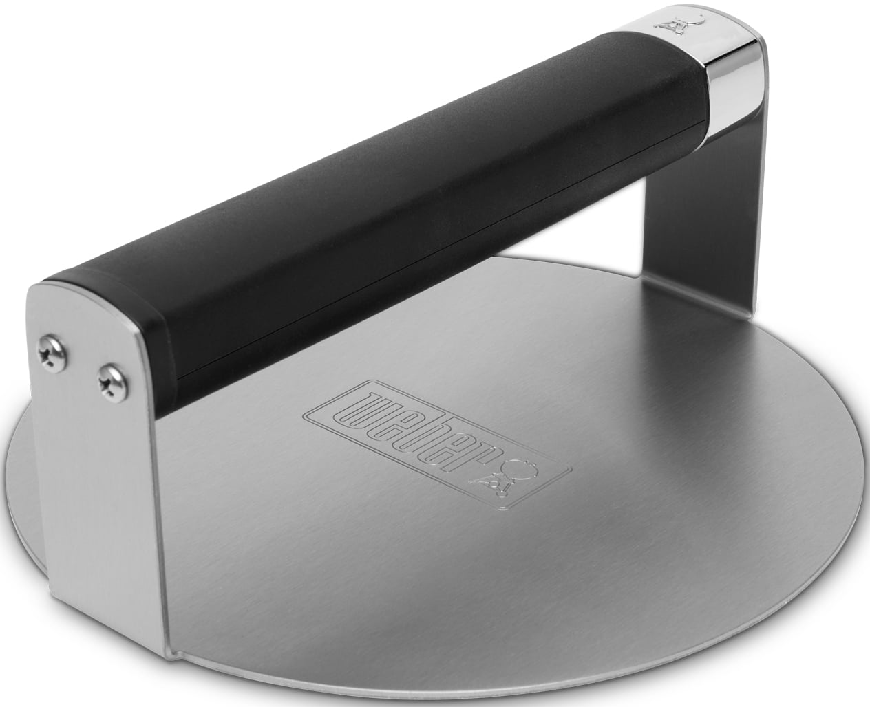 Weber Griddle Smashed Burger Press in Stainless Steel