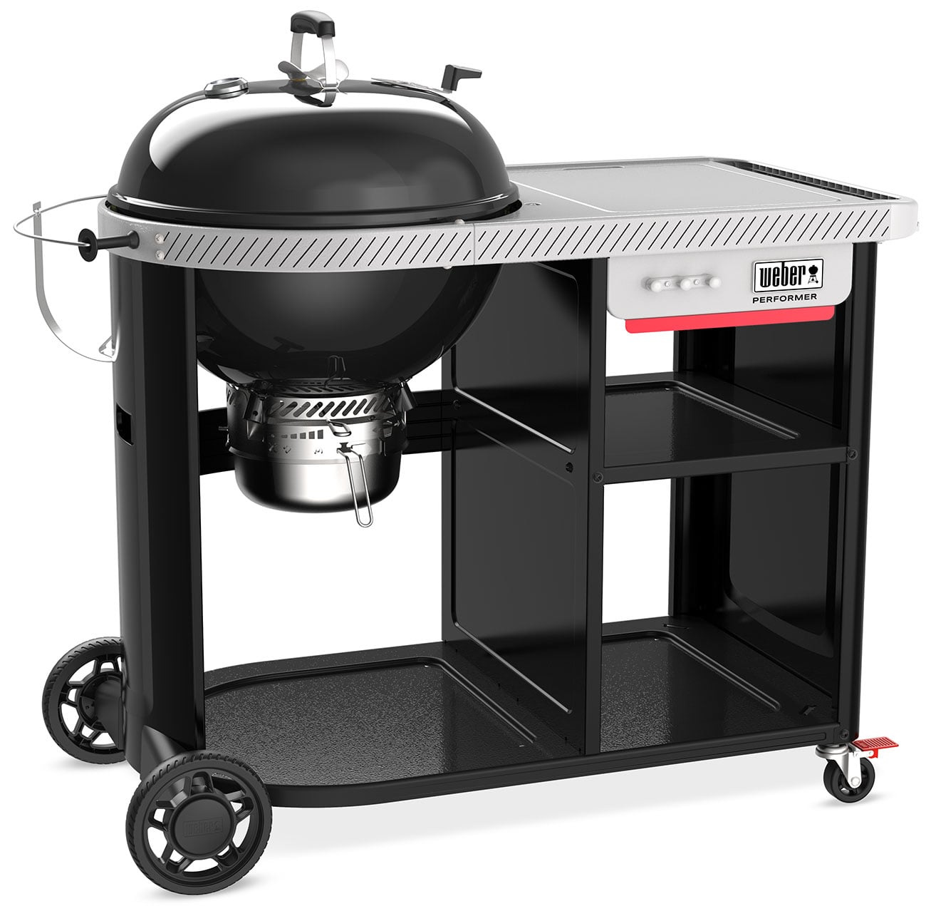 Weber 22-Inch Performer Premium Charcoal Grill in Black