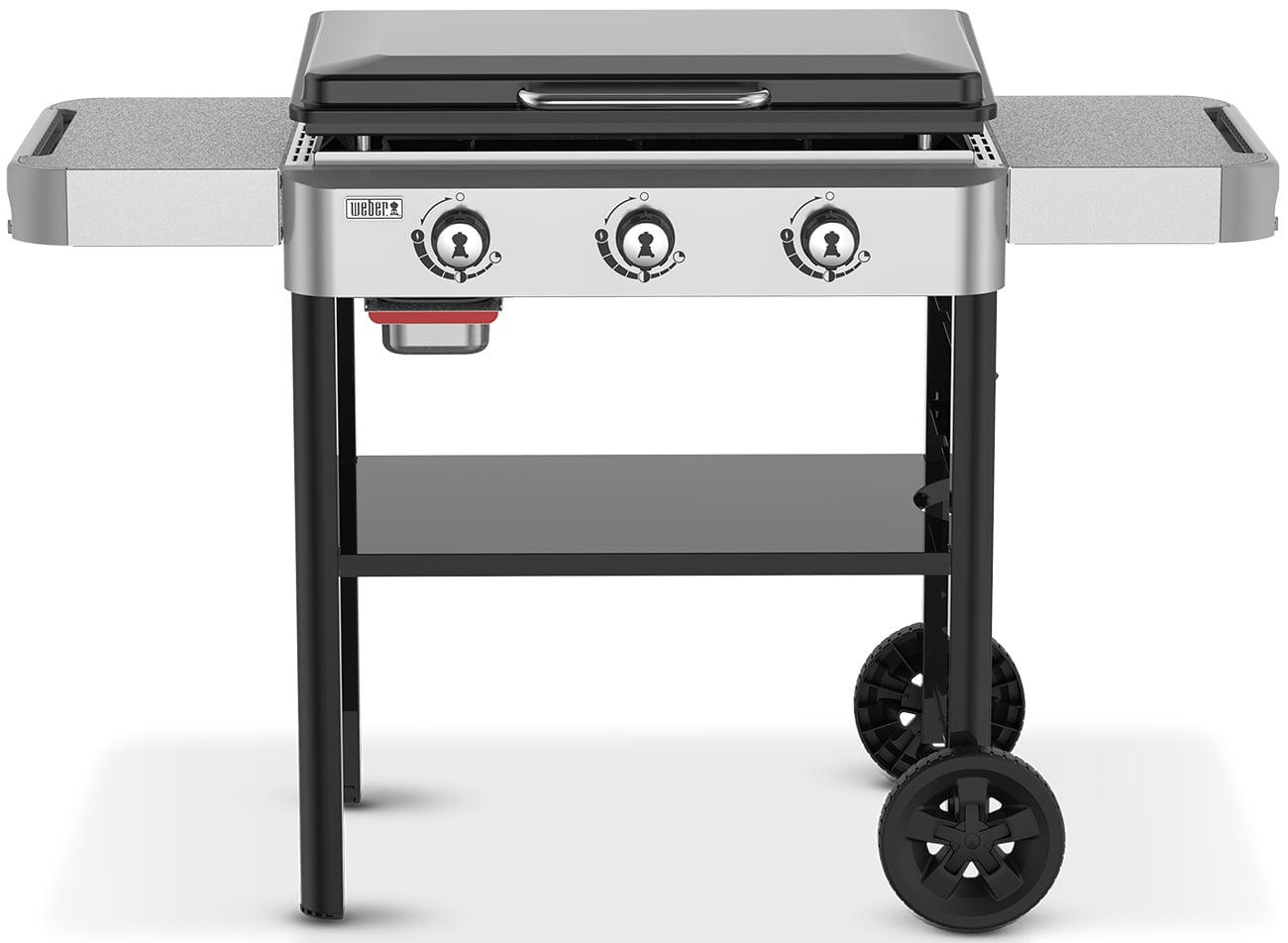 Weber Rust-Resistant Liquid Propane Griddle 28-Inch Wide in Black