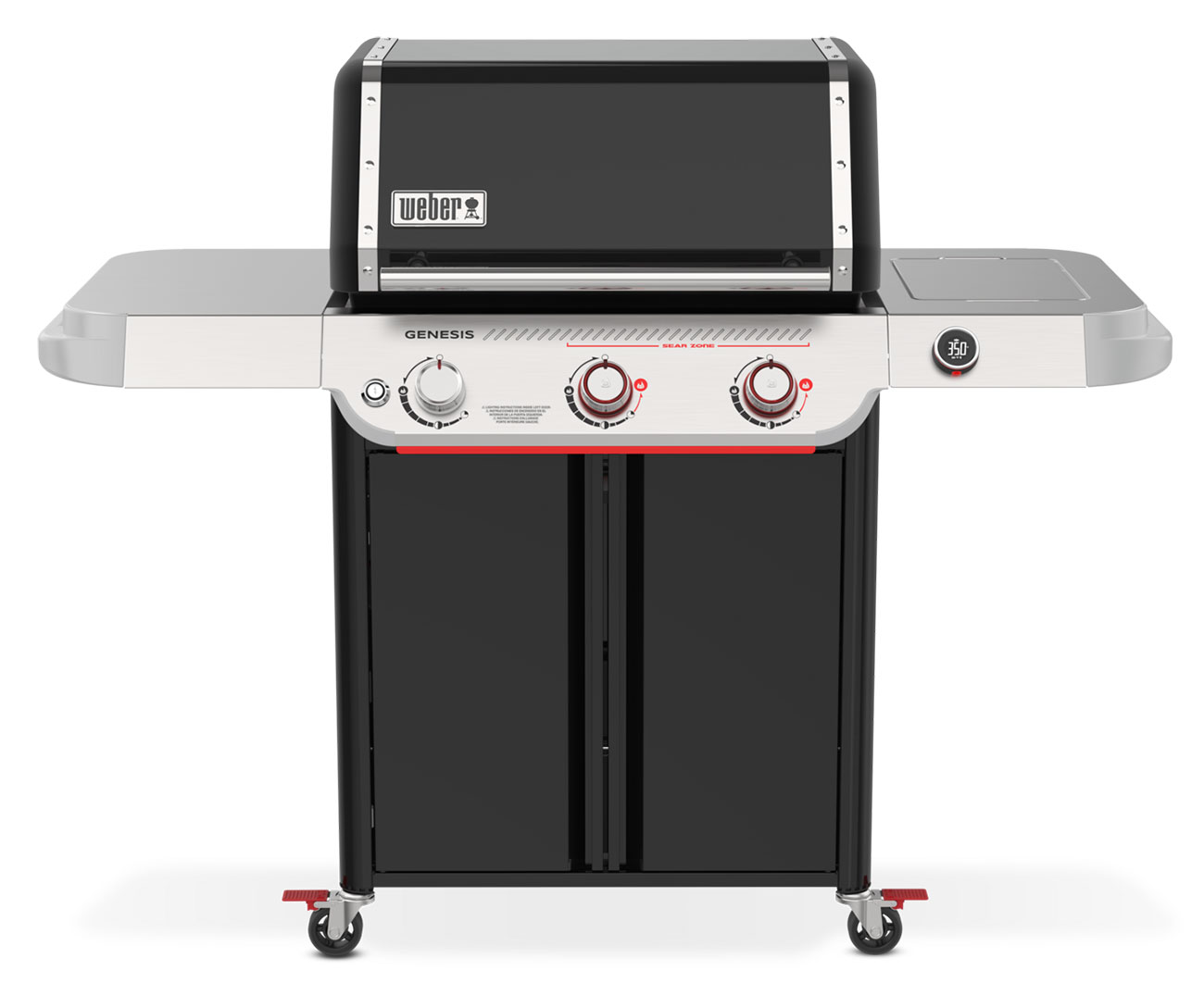Weber Genesis EX-325W Smart Liquid Propane Gas Grill in Black