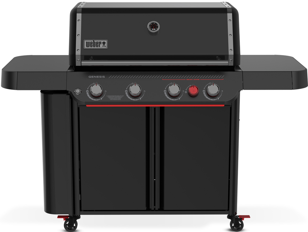 Weber Genesis E-430 Stealth Edition Liquid Propane Gas Grill in Black