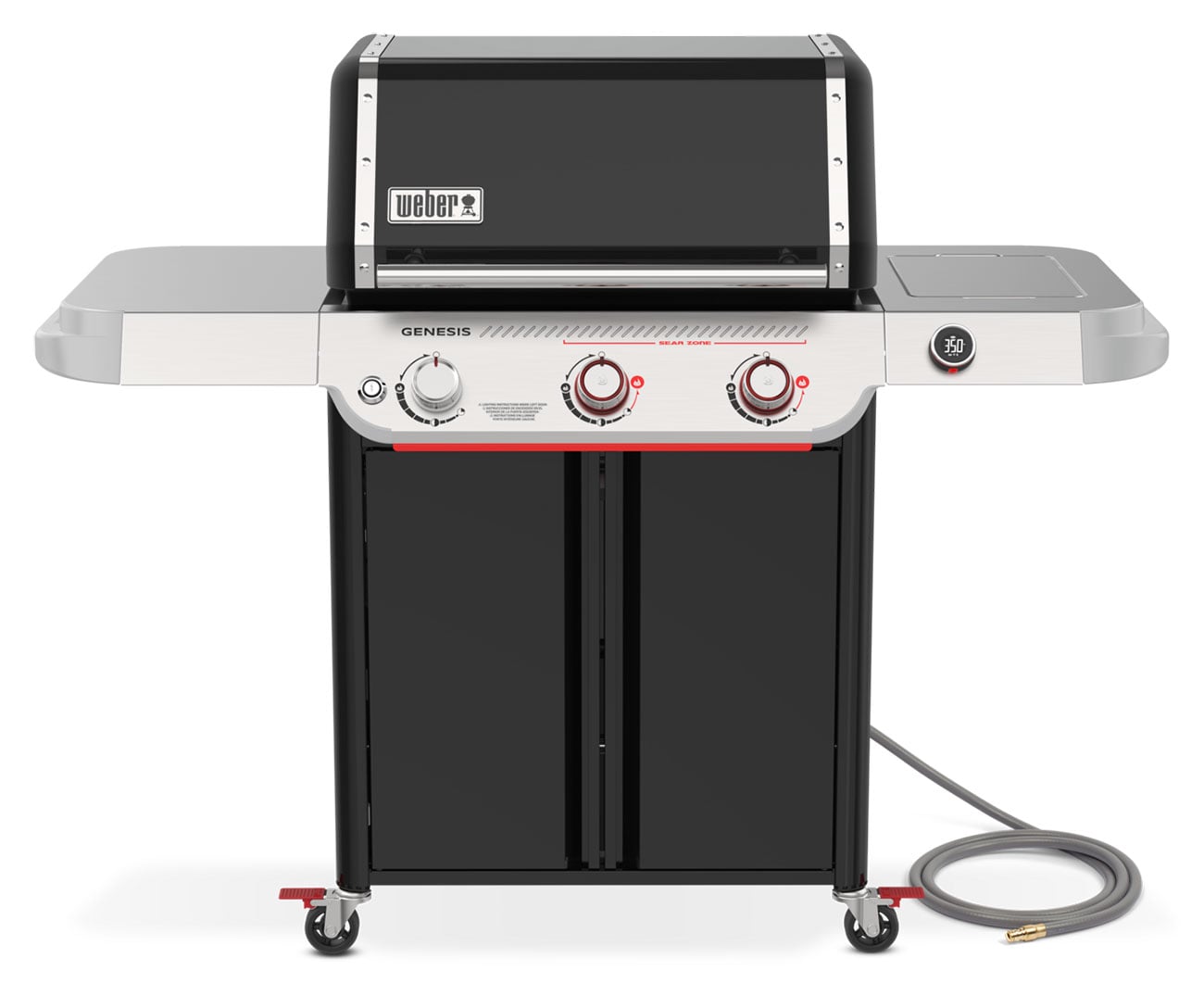 Weber Genesis EX-325W Smart Natural Gas Grill in Black