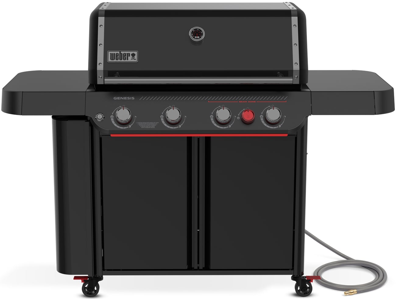 Weber Genesis E-430 Stealth Edition Natural Gas Grill in Black