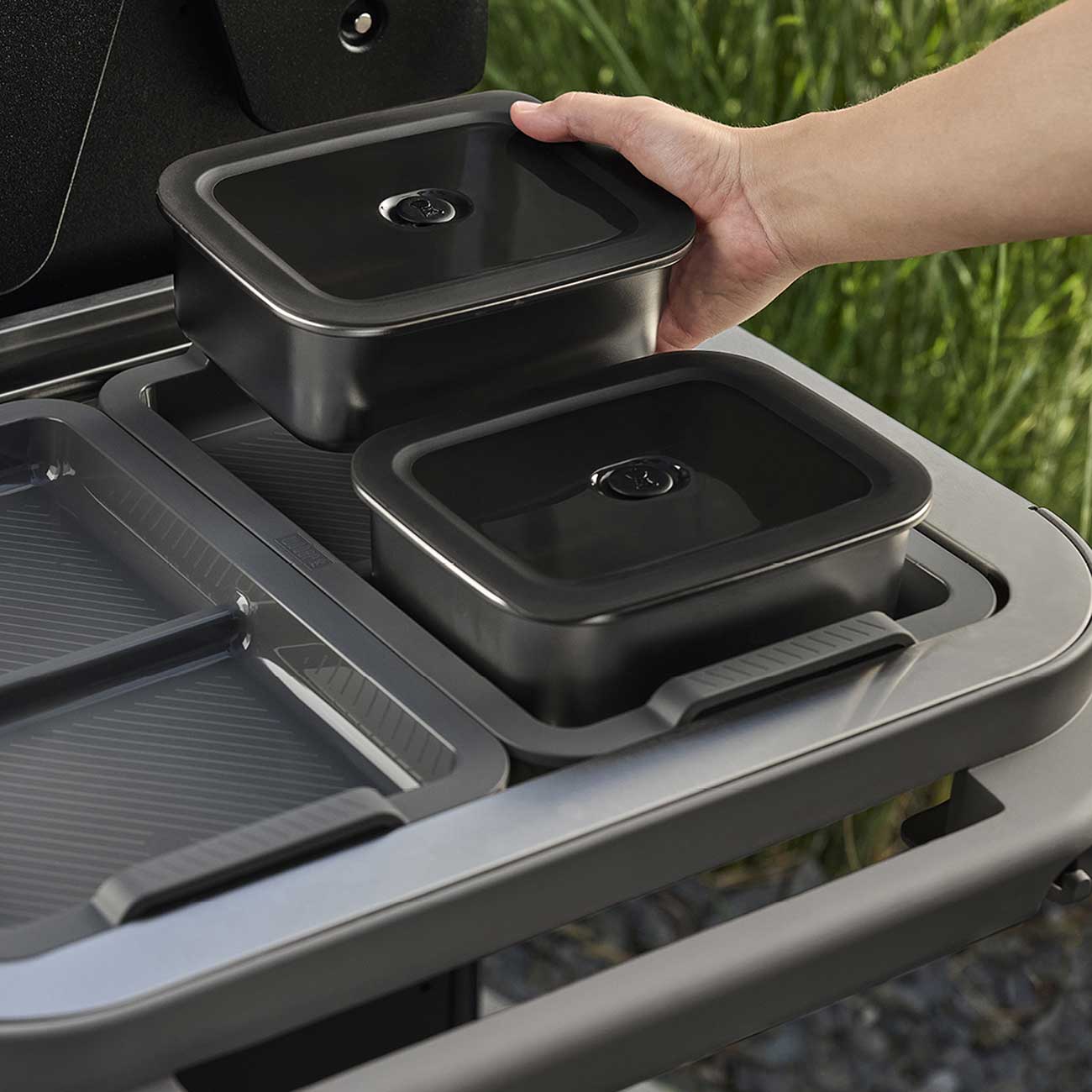Weber Works Prep Containers in Stainless Steel - 3400260 | Abt