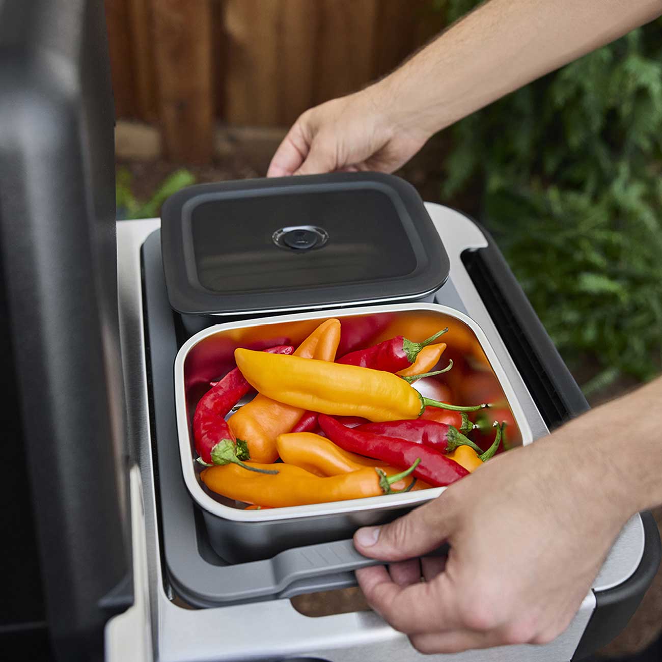 Weber Works Prep Containers in Stainless Steel - 3400260 | Abt